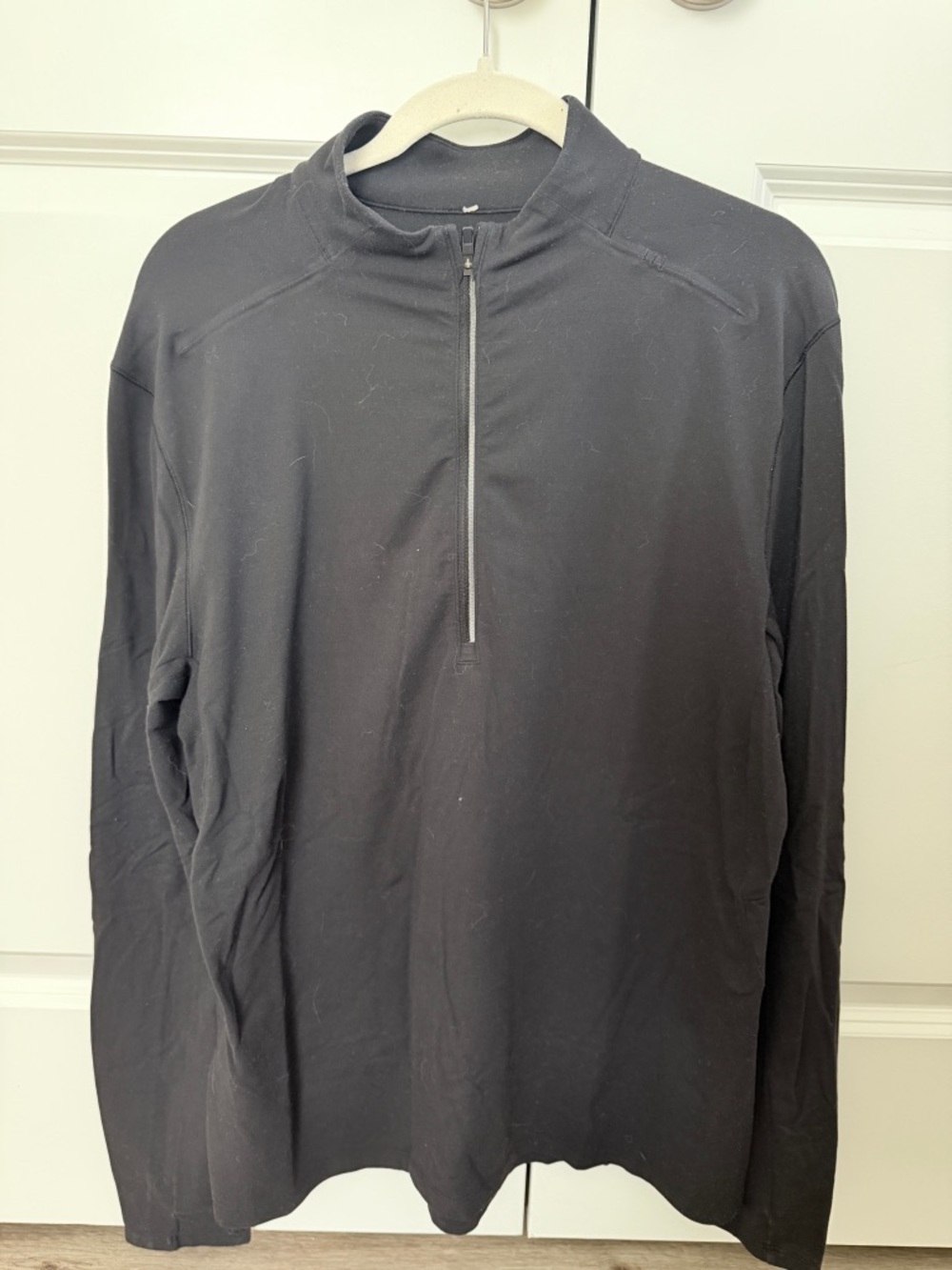 Lululemon Black Quarter‑Zip Pullover